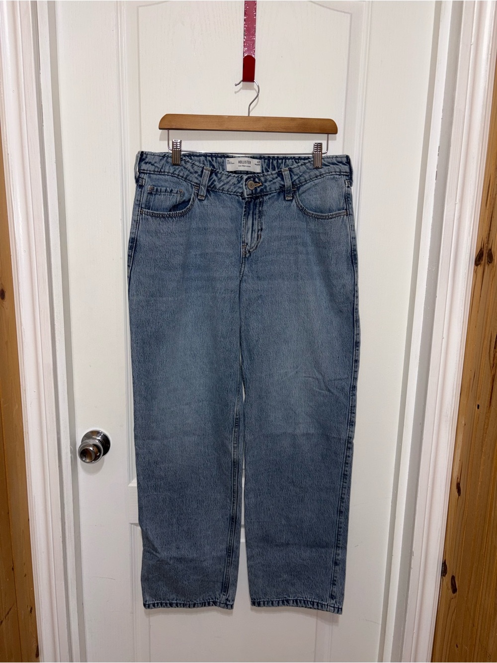 Hollister | Barrel Leg Bow Jeans | Size 8